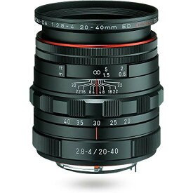 ペンタックス HD PENTAX-DA 20-40mmF2.8-4ED Limited DC WR ブラック 標準ズームレンズ APS-Cサイズ用 高品位リミテッドレンズ アルミ削り出しボディ 高精細な描写 高性能 HDコーティング 高速AF
