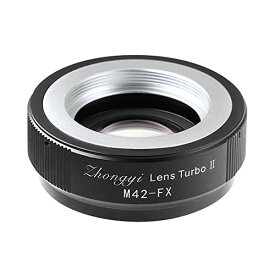 中一光学 (ZHONG YI OPTICS) フォーカルレデューサー マウントアダプター Lens Turbo II M42-FX (M42マウントレンズ 富士フイルムXマウント)