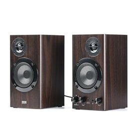 サンワダイレクト PCスピーカー 有線 3.5mm接続 木製 60W 高音調整可能 3Dサラウンド 木目調 AC電源 テレビ モニター パソコン用 400-SP114