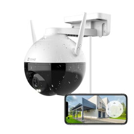 EZVIZ 防犯カメラ 屋外 監視カメラ PTZ 1080P WiFi 360 広角 パン/チルト スマートカラー暗視 回転機能 IP65防水 AI人物動体検知 スマホ通知 3つ暗視モード 光ディフェンス H.265 24時間録画機能 遠隔操作 2.