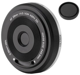 Viltrox AF 28mm F4.5 FE Chip 超薄型レンズ 広角レンズ Eマウント 固定焦点 フルサイズ対応 小型 軽量 Eマウントカメラ α6400 α6600 α6700 FX30 ZV-E10 II α7IV α7RV など ミラーレ