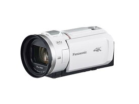 パナソニック (Panasonic) 4K デジタル ビデオカメラ HC-VX3-W 5軸ハイブリッド手振れ補正 光学24倍ズーム パールホワイト