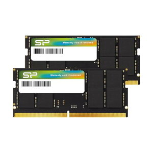 VRp[ DDR5 32GB Lbg (16GB x 2) 5600MHz (PC5-44800) CL46 1.1V SODIMM Non-ECCm[gp\R RAM Rs[^ SP032GBSVU560F22