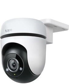 TP-Link Tapo 防犯カメラ 2K 屋外カメラ パンチルト対応 屋外 セキュリティ スマート モーショントラッキング 機能 300万画素 ライト搭載 ナイトビジョン IP65 防水 防塵 メーカー保証1年 Tapo C510W