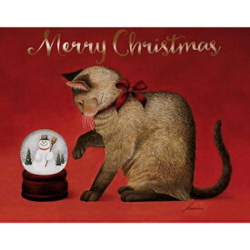 【ロウエル・ヘレロ】猫のクリスマスカード・ボックス　スノーウィーワンダー