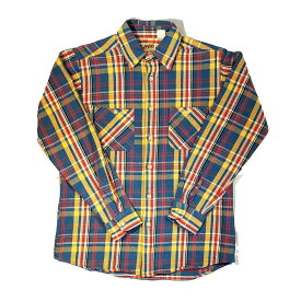 CAMCO カムコ FLANNEL L/S 厚手 ヘビーウェイト 長袖 フランネルシャツ ブルー