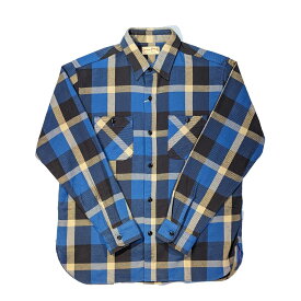 SUGAR CANE/シュガーケーン TWILL CHECK WORK SHIRT ツイルチェック 長袖フランネルシャツ SC29156 ネイビー