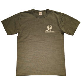 BUZZ RICKSON'S バズリクソンズ 半袖 Tシャツ 422nd Night Fighter ヴィンテージ ミリタリー オリーブ グレー BR79367