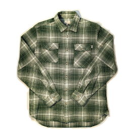 WOOLRICH ウールリッチ FLANNEL SHIRT チェックシャツ　長袖シャツ　グリーン