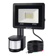 1台 LEDセンサーライト 屋外 20W 30W 50W 60W LED 投光器 コンセント式 人感 センサー 作業灯 防犯ライト…