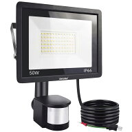 【即納】4台 センサーライト 50W LED投光器 屋外 人感センサー コンセント式 作業灯 防犯ライト IP66 LED…