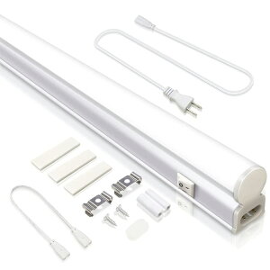 [I20{Zbg T5 ledu 20W` Ǌ̌^ V[XA LEDu XCb`t 1300LM 60cm F 6000K 600mm d9W AC85-265VΉ Hsv LEDCg 3MdR[h yʔ u led 