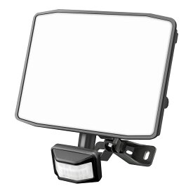 センサーライト 屋外 20W 30W 50W 60W コンセント式 LED投光器 薄型 5500ルーメン 人感センサー 防犯ライト 5500LM 昼光色 6000K LED 作業灯 IP65 防水 80V-150V適用 広角ライト センサー部 自由回転 省エネ 庭 駐車場 玄関灯 廊下 町内の防犯 1年保証 送料無料