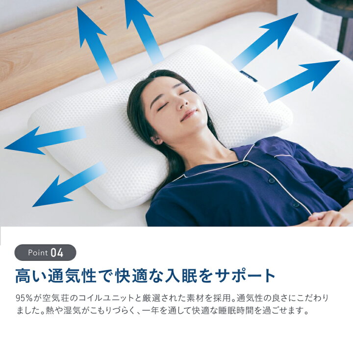 楽天市場】【枕カバー付き】 NELL まくら 吸湿 防臭 防菌 洗える 高さ 
