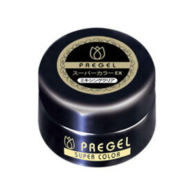 PREGEL カラーEX ミキシングクリア PG-CE000-4 4g ソークオフ カラージェル uv led 対応 国産 ジェルネイル ネイル用品