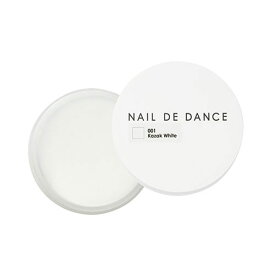 Nail de Dance パウダー 001 コサックホワイト 100g アクリルパウダー スカルプ アクリル 長さ出し 3D ネイル 検定