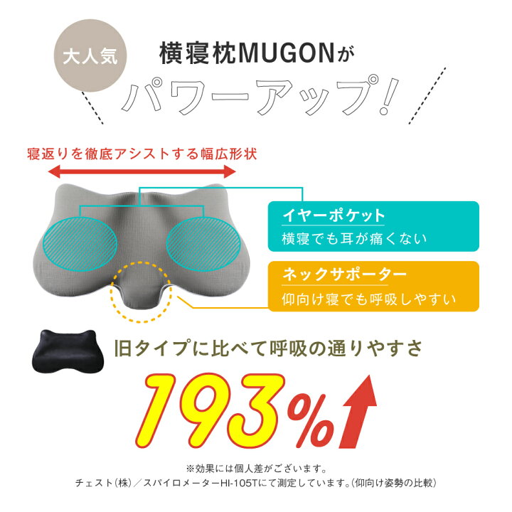 楽天市場】【10％OFFクーポン】 横寝枕 MUGON2 SU-ZI ( スージー ) 枕 