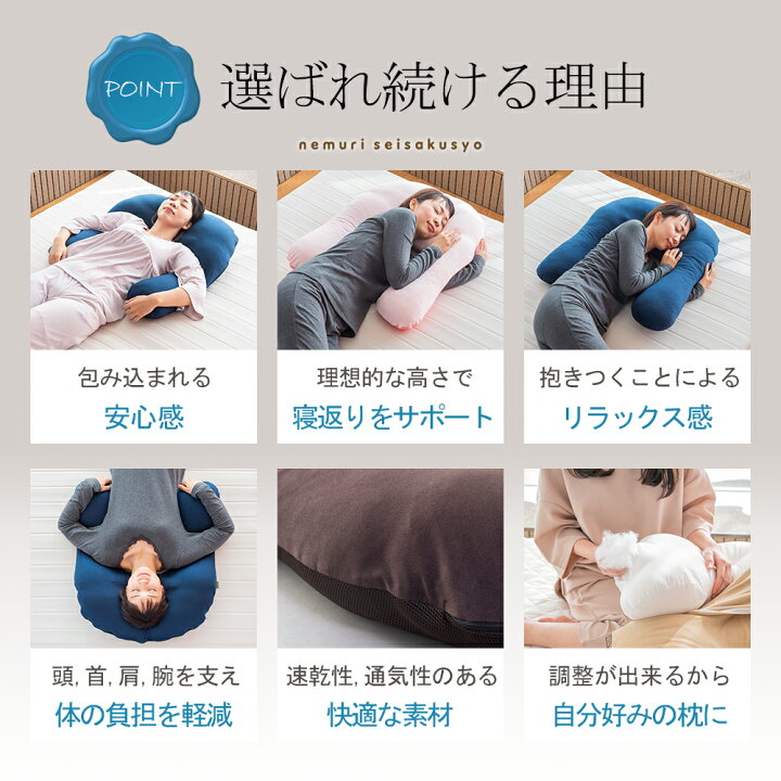 楽天市場】抱かれ枕 抱き枕 いびき うつ伏せ 肩こり 首こり アーチ  