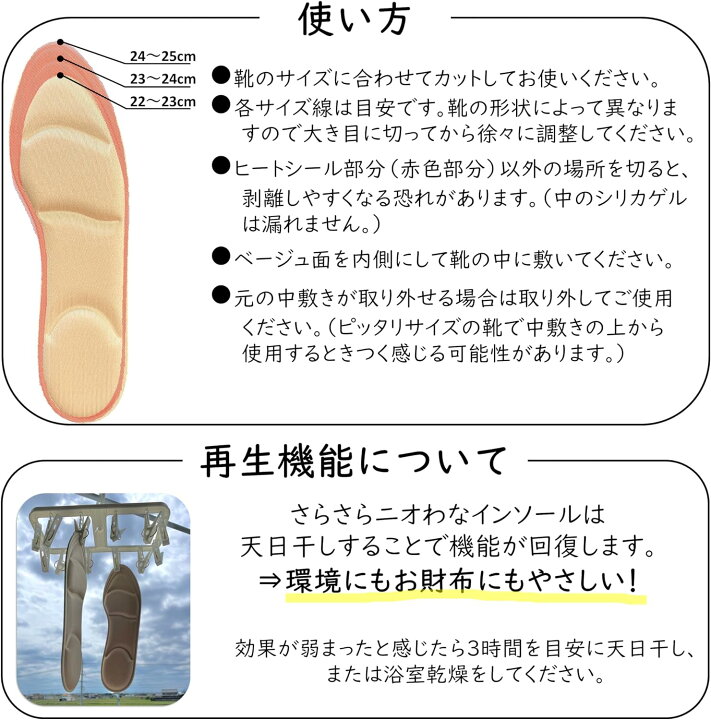 楽天市場】シリカコンフォート ムレ＆足臭対策インソール フリーサイズ 