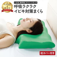 【期間限定P5倍】いびき枕 ディープレスト 無呼吸 枕 【 ギフトラッピング無料｜枕カバーセット】 イビキ…