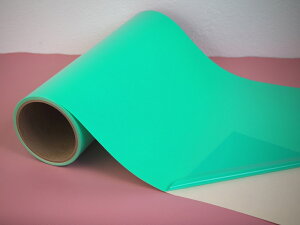 耐熱PVCマスキングテープ(剥離紙付き) 緑色B502K 30cm幅×5m巻 1本自動車部品等の焼付塗装時や、産業用部品等のサンドブラスト時のマスキング