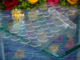 大容量規格【エラストマー粘着シール　丸形　直径20mm　320個 (32ケ付×10シート)】ガタツキ防止や滑り止め用、工作機械の戸当たりクッションやビビリ防止用、産業機械の振動軽減用などに