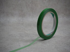 【寺岡製作所　サーキットテープNo.647 0.05mm厚 緑色　10mm幅×60m巻　1本】シリコーンゴムやシリコーン処理されたクッキングペーパー等の固定にも最適です。