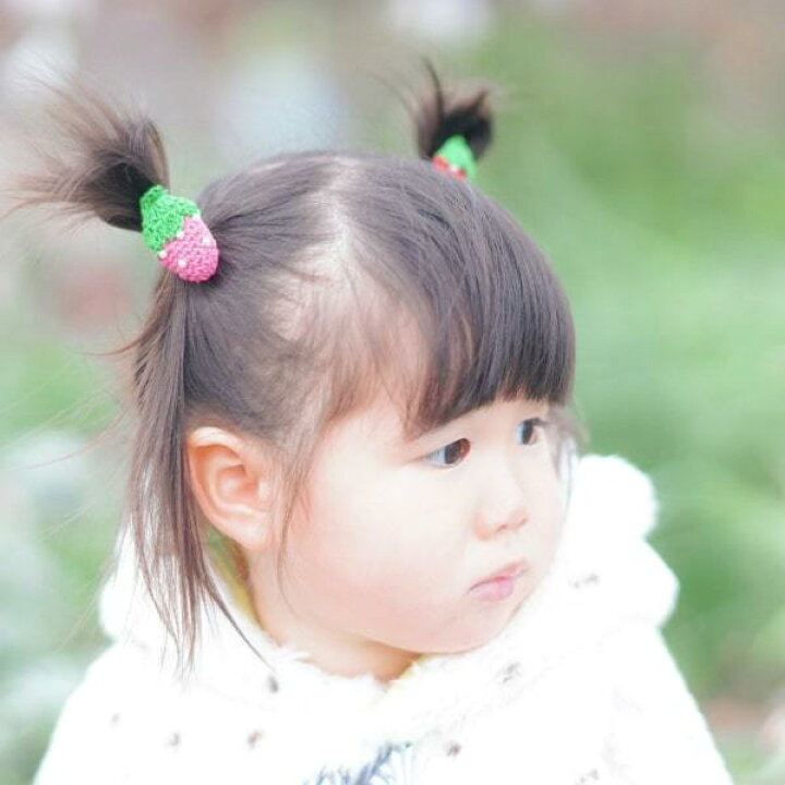 楽天市場 2個セット あみぐるみ苺のベビーヘアゴム ヘアアクセサリー ヘアゴム ベビー 赤ちゃん ストロベリー 子ども 女の子 髪飾り 赤ちゃん シリコンゴム からまない お花ヘアアクセサリーのネネズデコ