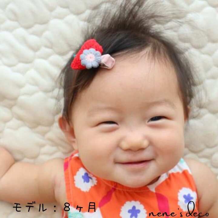 楽天市場】ベビー 髪飾り ベロア 前髪 クリップ リボン 0歳 1歳 2歳 3  