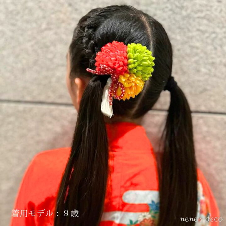 楽天市場】赤ちゃん 髪飾り 3歳 7歳 和 三歳 ヘアアクセサリー 七歳 