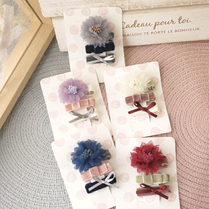 楽天市場】キッズ ヘアクリップ ベビー ヘアピン 子ども 赤ちゃん  