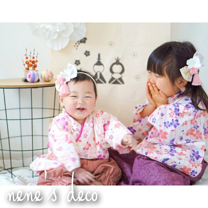 楽天市場 七五三 花 子供 髪飾り リバティリボンと組紐タッセルの和リボン ヘアバンド キッズヘアクリップ コームから選べるヘアアクセ 着物 赤ちゃん 日本製 Liberty お食い初め ７５３ 初節句 和装 ベビー袴 女の子 100日 ひなまつり ひな祭り ベビー 和 ヘアバンド