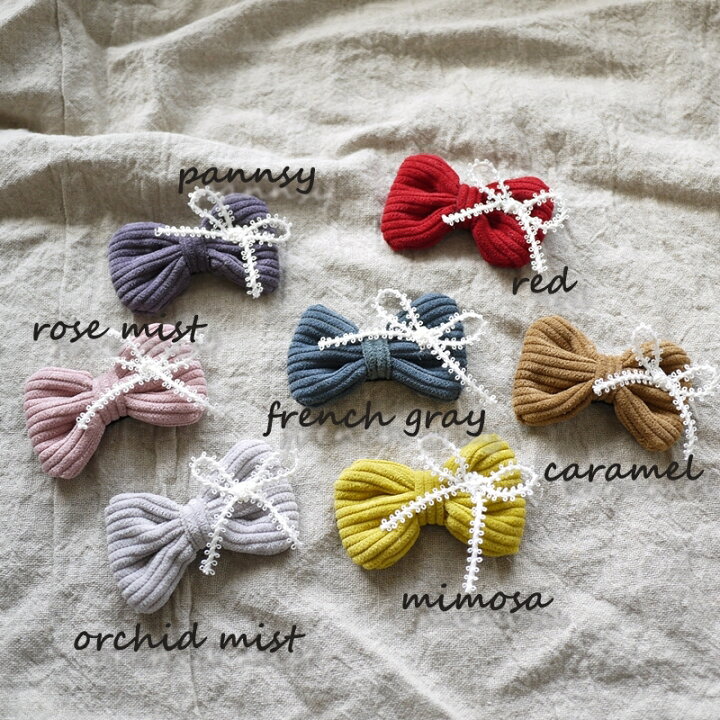 楽天市場】ベビー ヘアピン ぱっちんピン【コーデュロイリボンと  