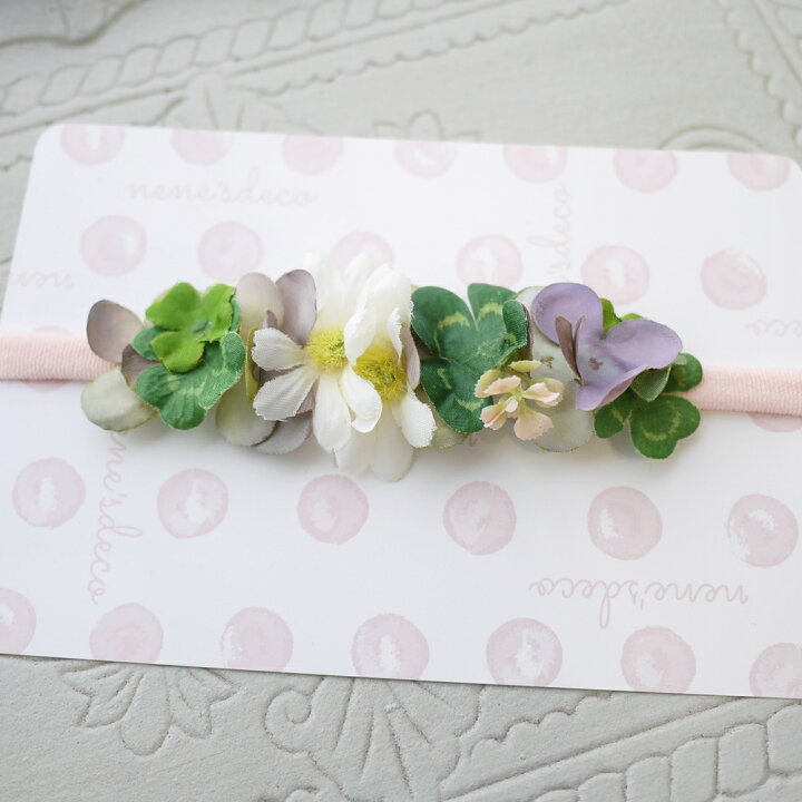 楽天市場】赤ちゃん 花 髪飾り ベビー ヘアバンド 花かんむり ヘア  