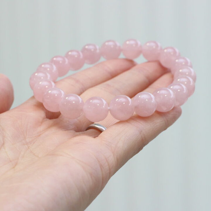 楽天市場】ローズクォーツ ブレスレット 約10mm ストレート 