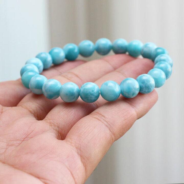 楽天市場】ラリマー ブレスレット 約9mm 5A´ ストレート  