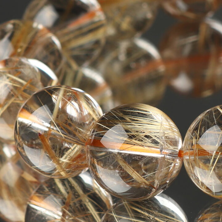 楽天市場】【現品お届け！】鑑別書付き ルチルクォーツ ブレスレット  