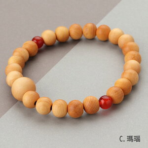 【選べる天然石4種】数珠ブレスレット 約8ミリ 柘植(艶消し) 二天 選べる天然石【腕輪念珠 パワーストーン 印度翡翠 アベンチュリン 虎目石 タイガーアイ 青虎目石 瑪瑙 アゲート 天然木