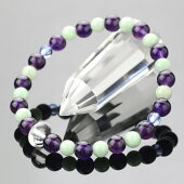数珠ブレスレット,紫水晶