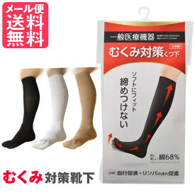 むくみ対策靴下(締め付けない むくみ 解消 ソックス 靴下 くつした 浮腫み 血行改善 医療用 日本製 リンパ快足)メンズ レディース