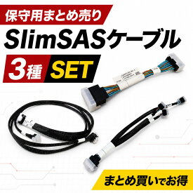 【まとめ売り】Fujitsu SlimSAS 内蔵RAID/SASケーブル 3種セット