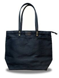 ARTIFACT BAG Co. Zipper Tote (BLACK/cotton, twill, leather） アーティファクトバッグ・ジッパートートバッグ