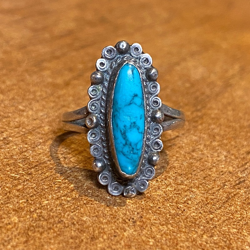 Vintage Indian 正規取扱店 Jewelry ヴィンテージ Ringターコイズリング Turquoise インディアンジュエリー 希望者のみラッピング無料