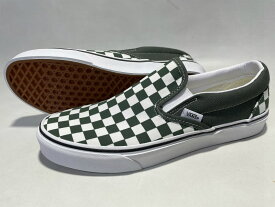 Vans classic Slip-Onバンズ クラシック スリッポン (Checkerboard/Thyme/True White)