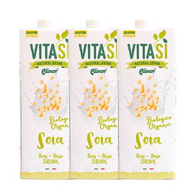 [無添加 植物性]オーガニックソイミルク1000mL3本セットオーガニック 自然素材 植物性 腸活 甘味料不使用 ビタシ