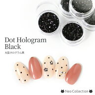ネイル ホロ 丸 | 丸形 ホログラム ブラック 黒 ネイルパーツ ネイルグッズ ネイル用品 ネイルアート パ…