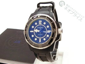 ★ZZ2807 CHANEL シャネル J12 マリーン H2558 自動巻 ラバーベルト メンズ 腕時計 美品