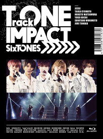SixTONES TrackONE -IMPACT- (初回盤 Blu-ray) ブルーレイ SEXJ-1【キャンセル不可】【新品未開封】【日本国内正規品】279R 603R-2 641R