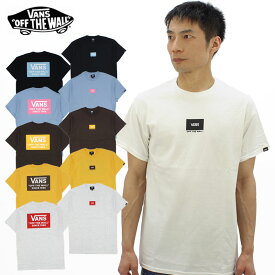 【ポイント5～10倍】バンズ VANS M Rectangle Logo S/S Tee ロゴ 半袖Tシャツ 男性 [AA-3]