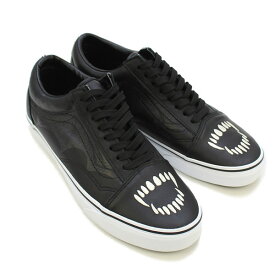 【ポイント5倍以上】バンズ VANS オールド スクール ファング OLD SKOOL FANGS ）メンズ キャンバス スニーカー Black True White [BB]